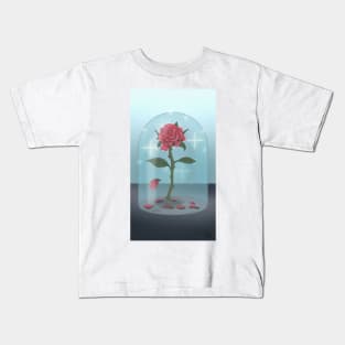 Enchanted Rose - Background Kids T-Shirt